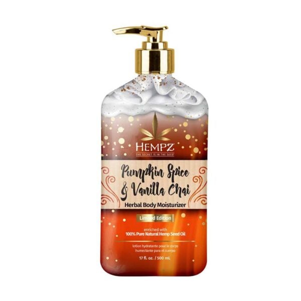 Hempz Pumpkin Spice & Vanilla Chai Moisturizer (17oz)