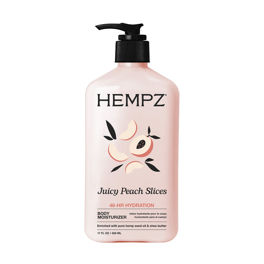 Hempz Juicy Peach Slices Moisturizer (17oz) - Sunless Canada