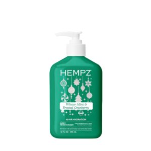 Hempz Winter Mint & Frosted Cranberry Moisturizer (12oz)